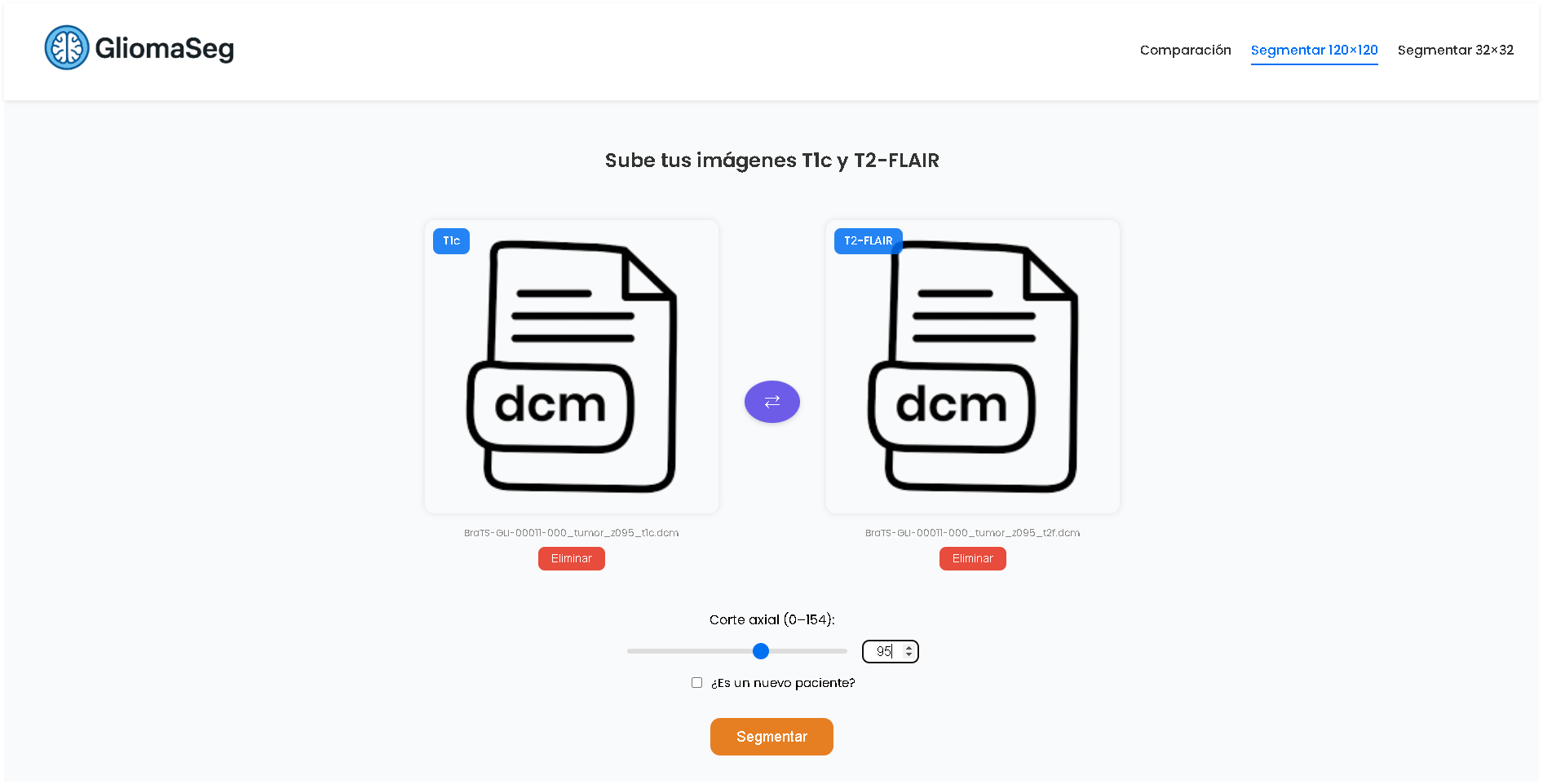 Segmentación de Gliomas en Imágenes Médicas